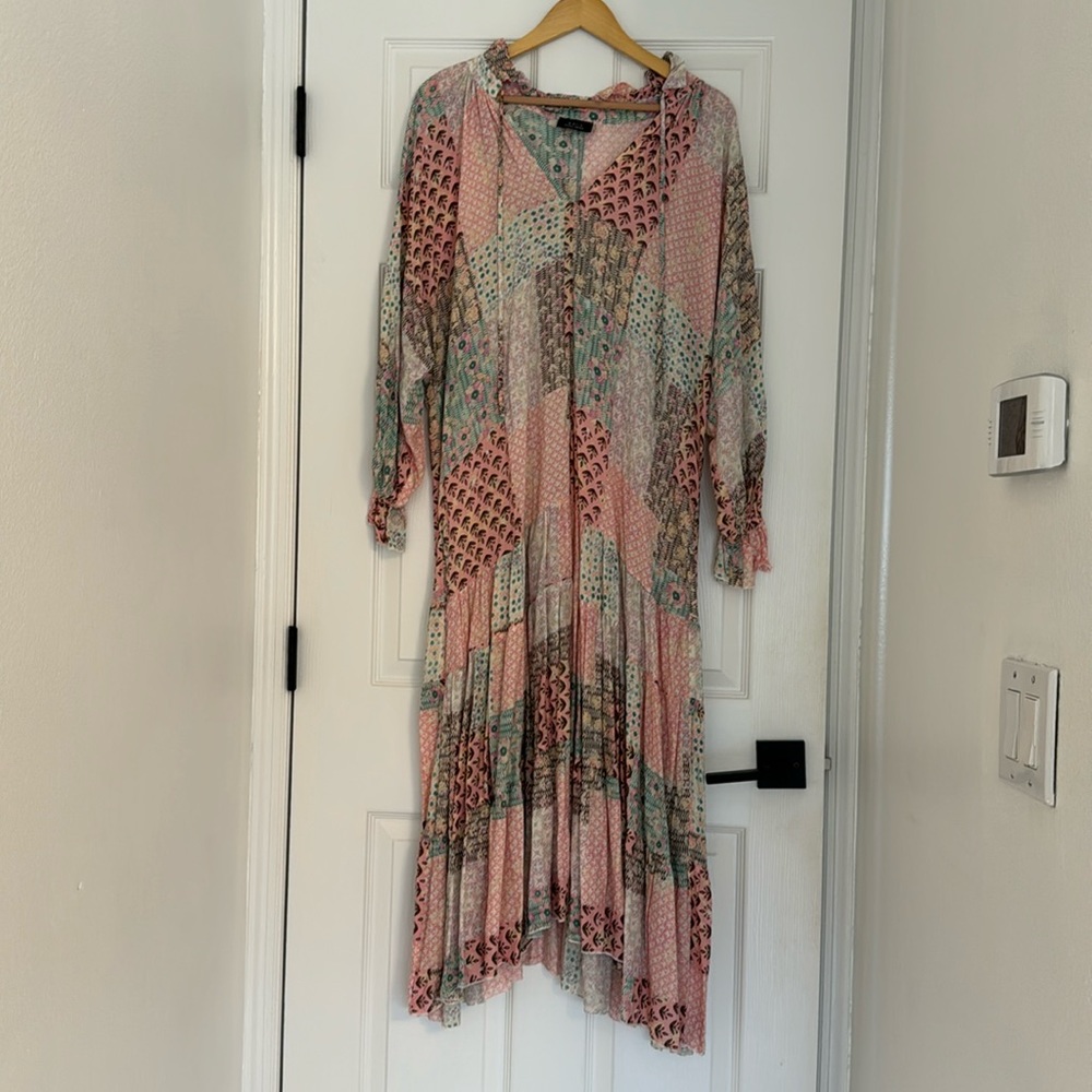 Vici patchwork maxi dress